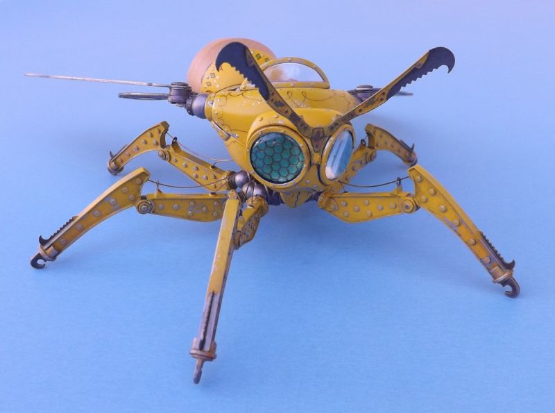 Steampunk Flying Machine—“Hornethopter”