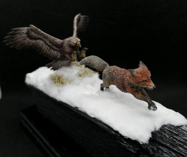 SIBERIAN FOX VS EAGLE