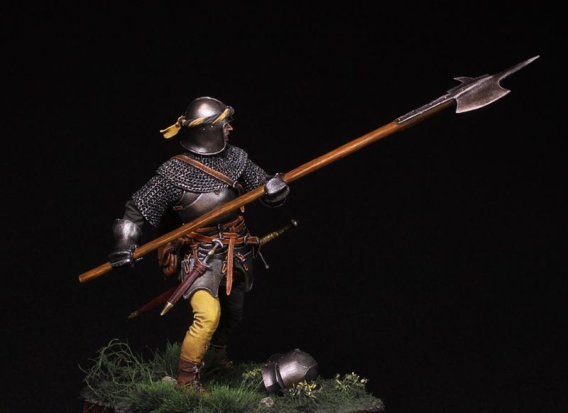 Swiss infantryman of the Canton of Uri. Battle of Granson 1476
