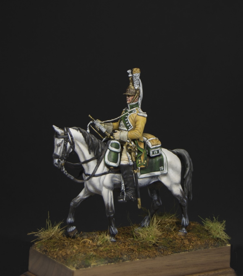 Trumpeter of the 19th Dragoon Regiment of the Great Army.