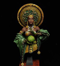 Big Child Rashida Priestess of the Mystic Circle Bust