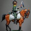 Standard bearer, 4th rgt chasseurs à cheval, 1792 - 54mm