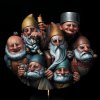 The Seven Dwarfs by Spiramirabilis Miniatures