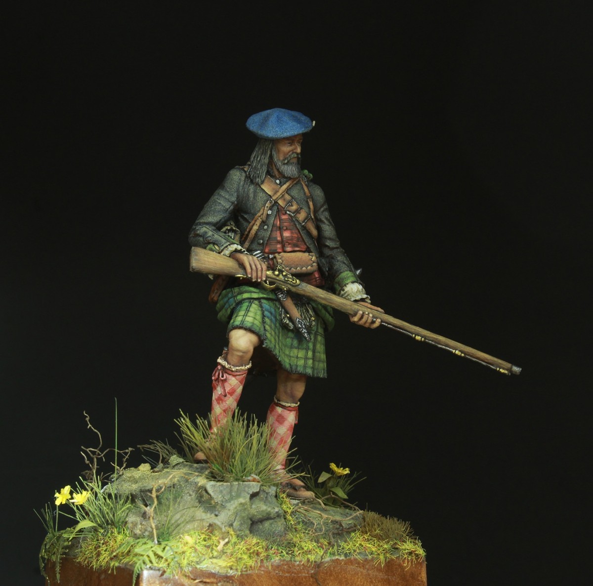 Figurine à peindre Hydra Production Highlands Miniatures : Régiment de 10  Guerriers du Landsknechts