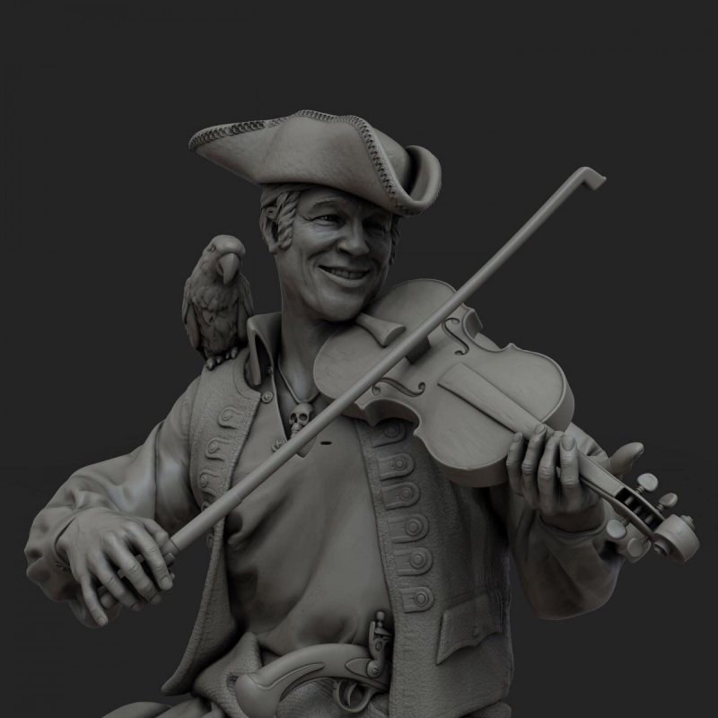 Pirate with violin
