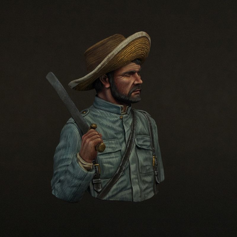 A Spanish soldier.