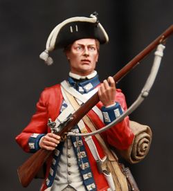 British Private, 8th Regiment of Foot 1776, Battle at Les Cèdres