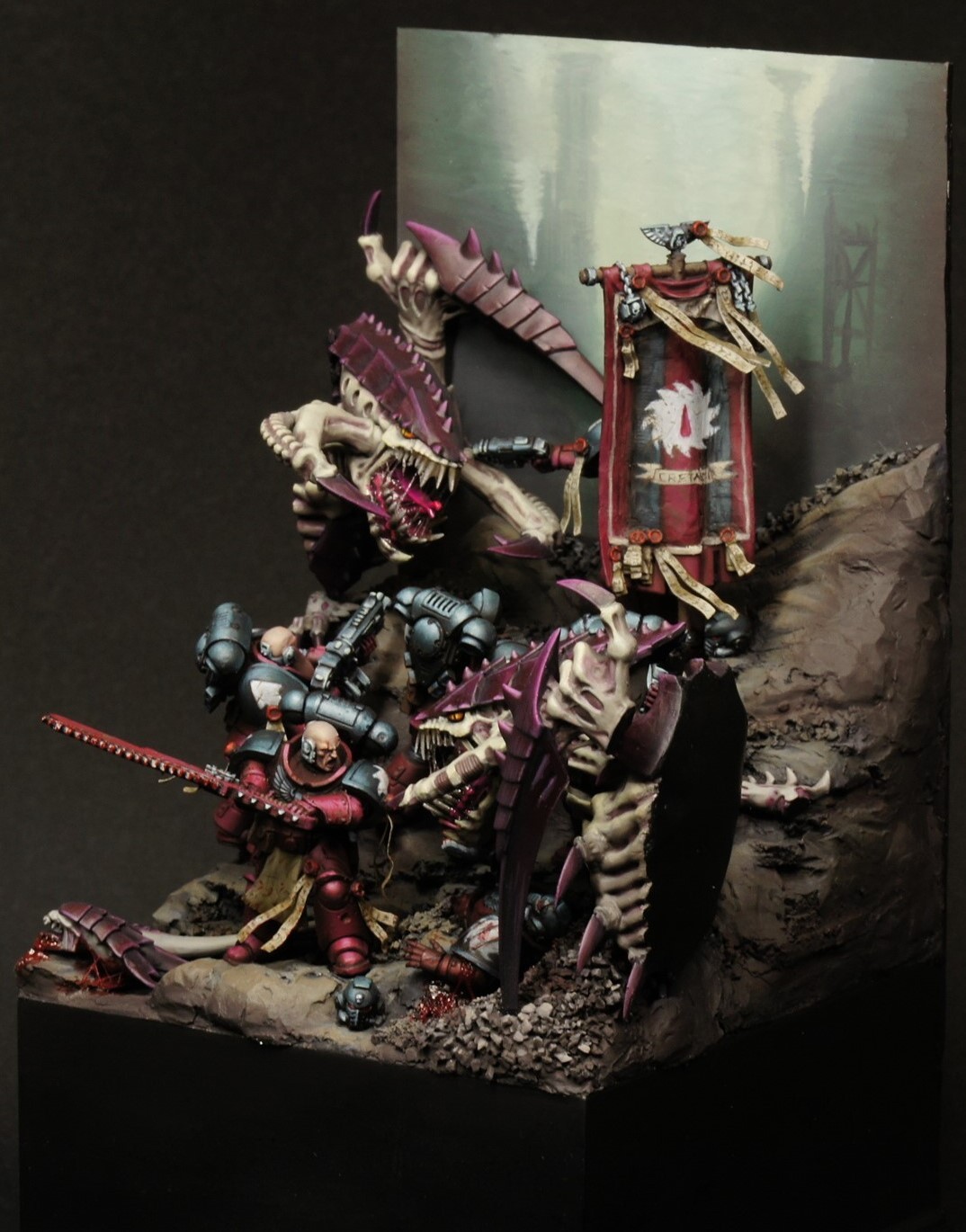 Flesh Tearers vs Tyranids by Jared Clifford "jc_painting101" · Putty&Paint