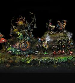 Warhammer Diorama - “A regular day on Nurgle’s field” feat. Horticulous Slimux