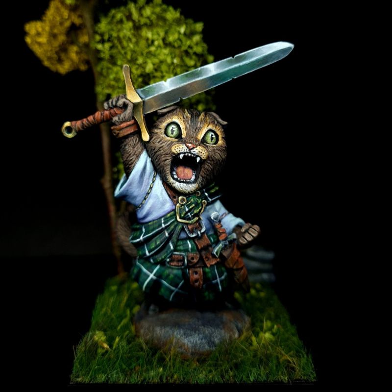 Scottish Warrior Cat (William Taillace from BloodCarrotKnights)