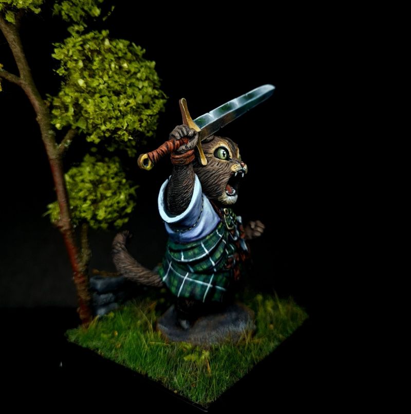 Scottish Warrior Cat (William Taillace from BloodCarrotKnights)