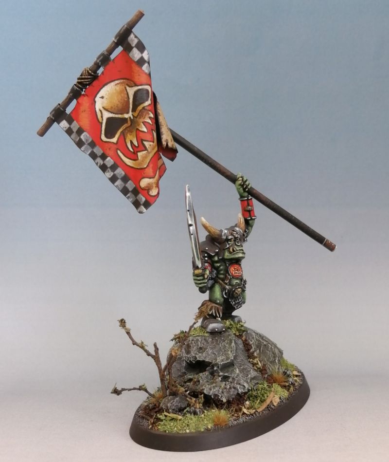 Black Orc Banner Bearer