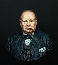 Never surrender - British Prime Minister Winston Churchill