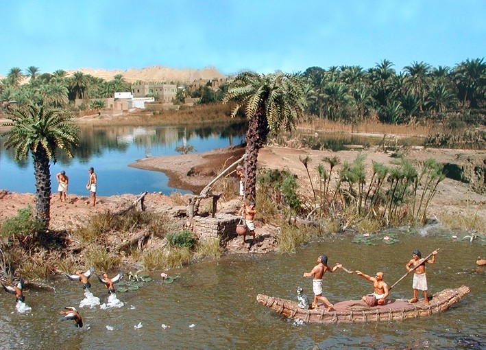 Ancient egypt - at the River Nile