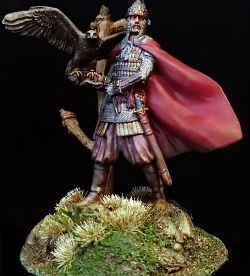 75mm Russian Prince with a bird of Prey