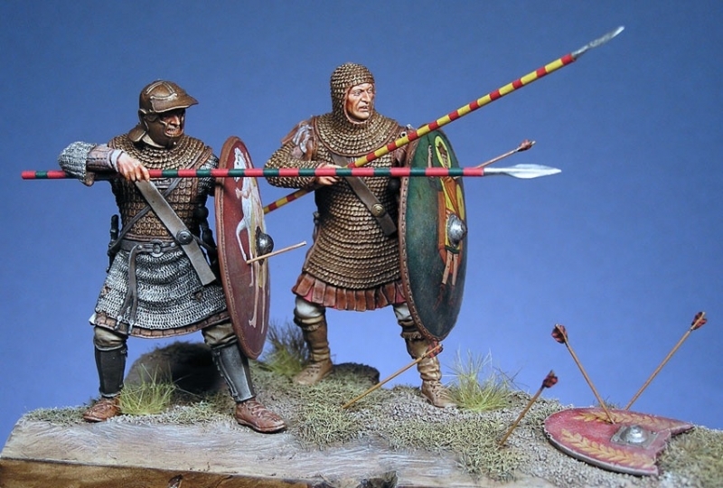 Roman Heavy Infantrymen, Battle of Rhesaina 243AD