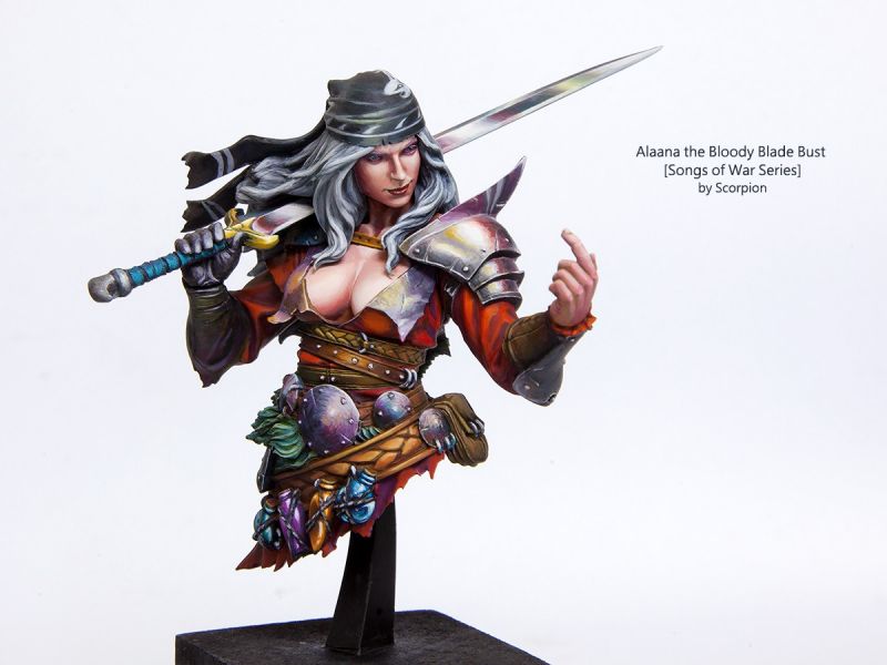 Alaana the Bloody Blade Bust