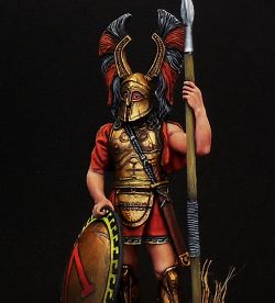 The Greek warrior.