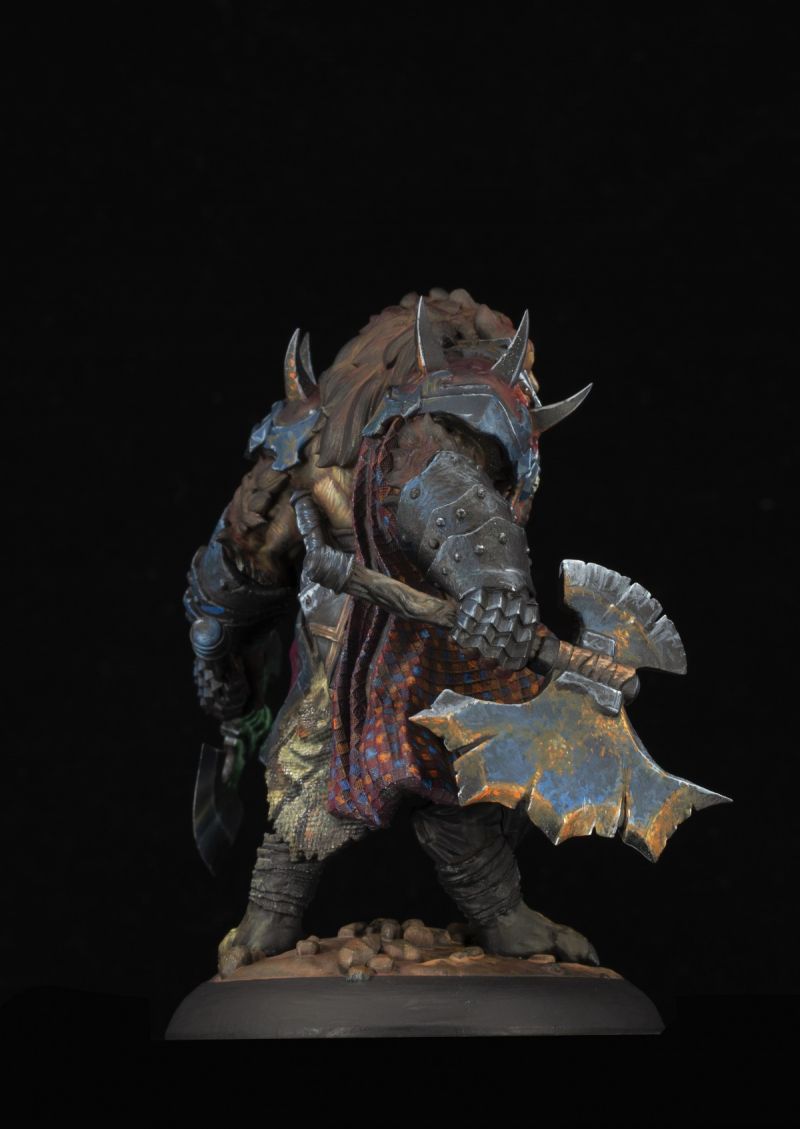 Raskaar the Beast. Champion of the Elandri