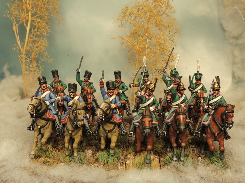 Prussian and russian cavarly during the napoleonic Wars