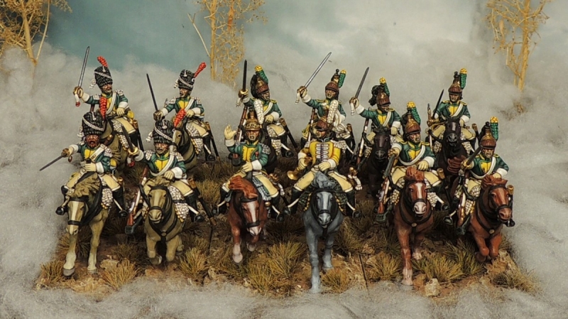 28 mm French dragoons pre 1812