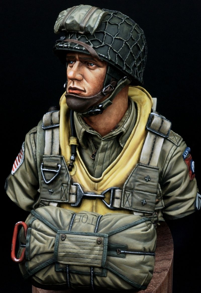 US Paratroopers 82nd Airborne Normandy 1944 (young miniatures. 1/10)