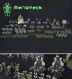 Necron Menotekh army