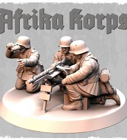 German Afrika Korps DAK - 28mm Miniature Figures
