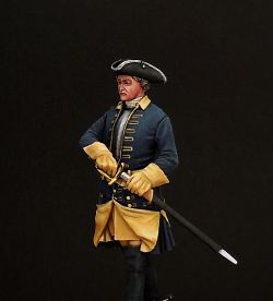 Swedish cavalry officer, 1710s.