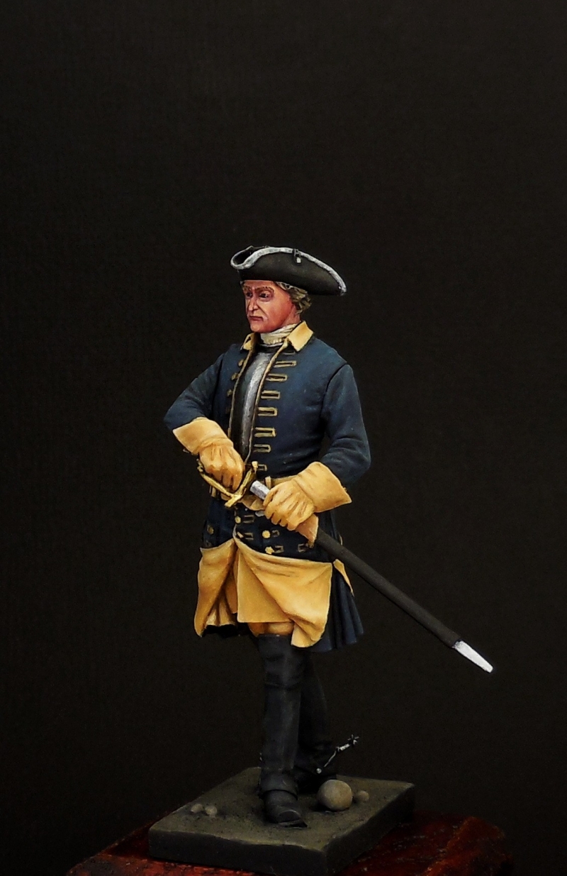 Swedish cavalry officer, 1710s.
