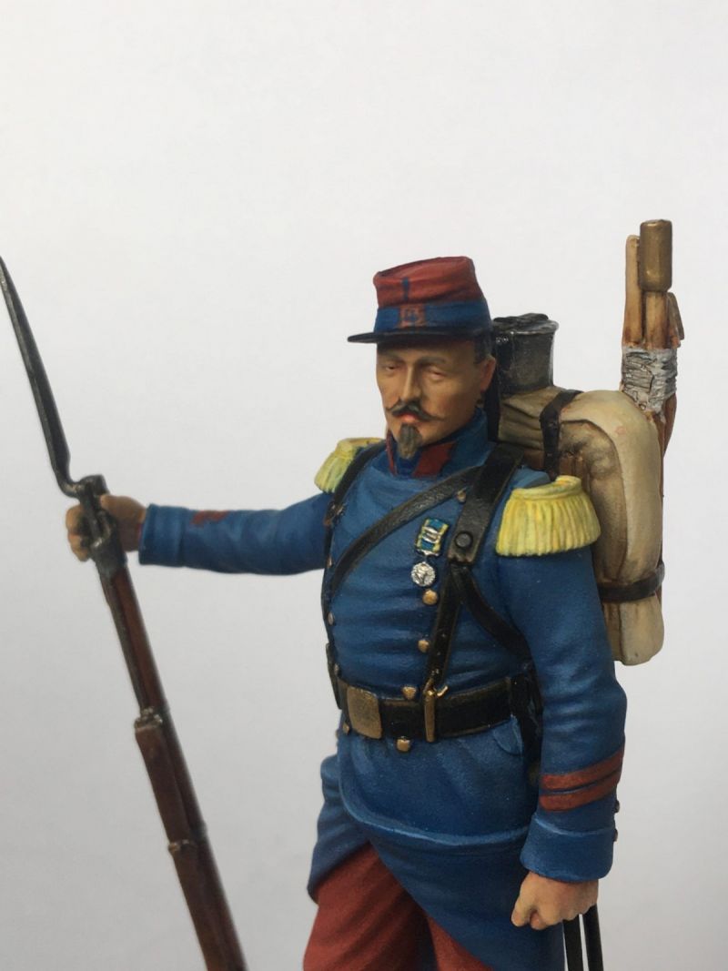 Corporal-voltigeur of the line infantry of France in Italy in 1859.
