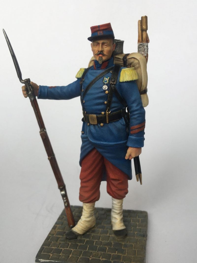Corporal-voltigeur of the line infantry of France in Italy in 1859.