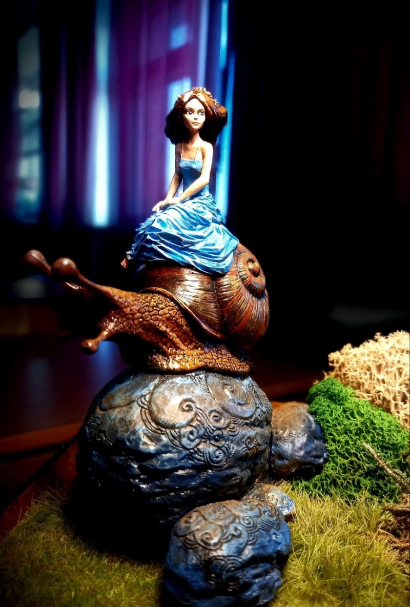 “Snail Princess” miniature.