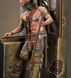 Iroquois Warrior in a Casle - Mid XVIII Century
