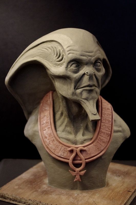 Akhnout the cobra god : the sculpt