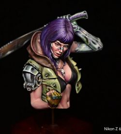 female warrior from Neko Galaxy