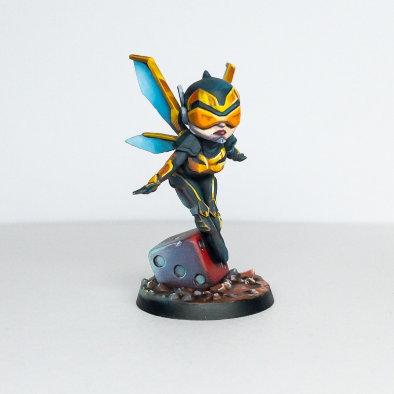 Wasp from the Marvel United Board Game