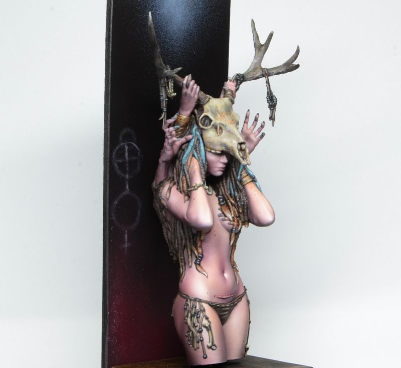 Horned Goddess (by Reina Roja based on the art of Chris Lovell)