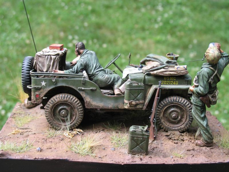 Saipan Shave: USMC Radio Jeep 1944