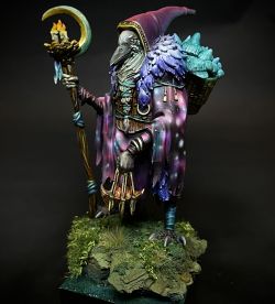 Ravenfolk druid
