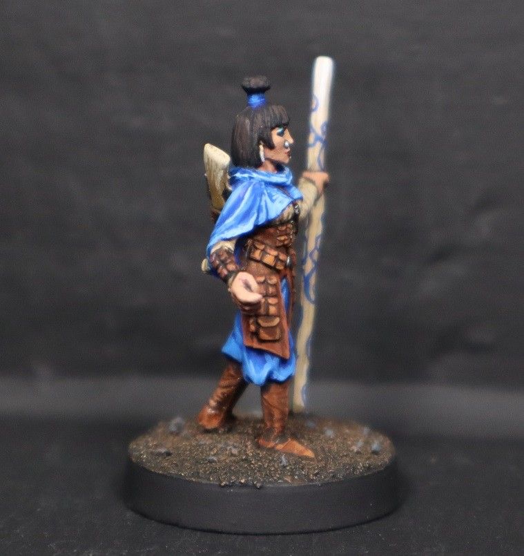 D&D 3e Mini Female Human Wizard