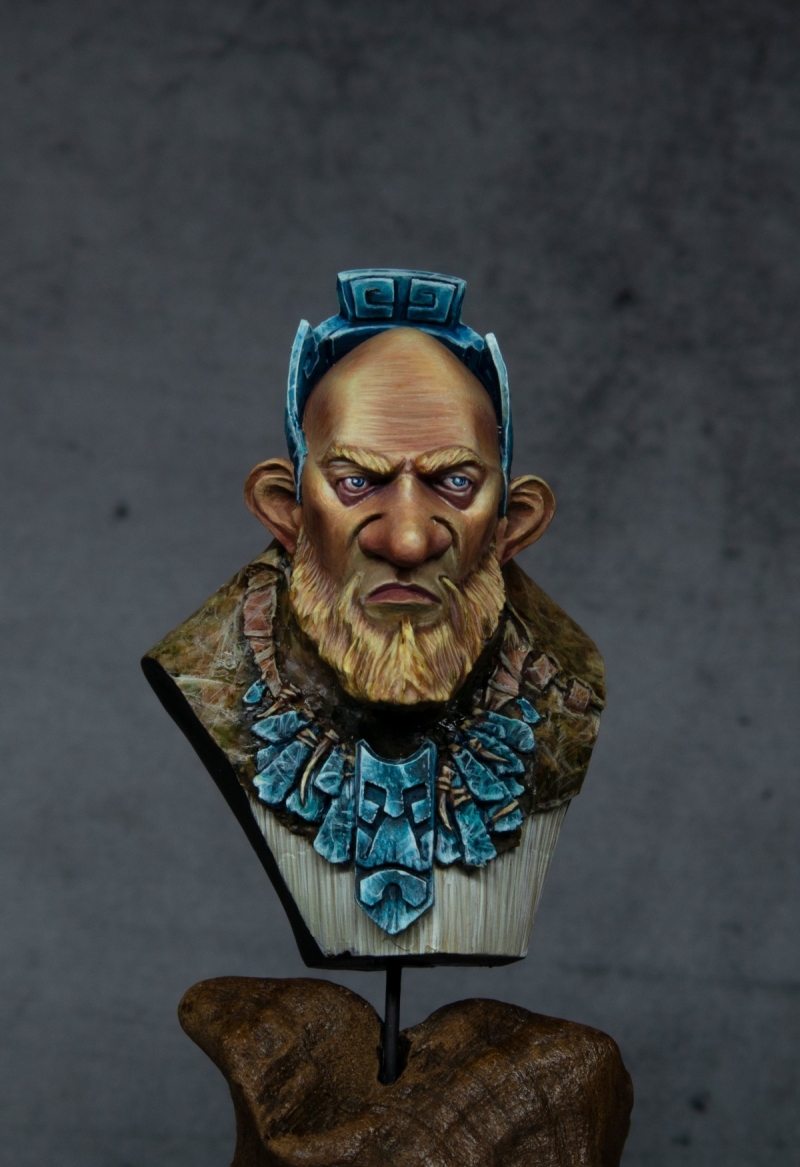 Dwarf bust by ZabaArt