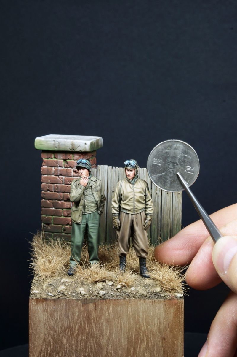 US Tank crew. (Alpine Miniatures 1/35)