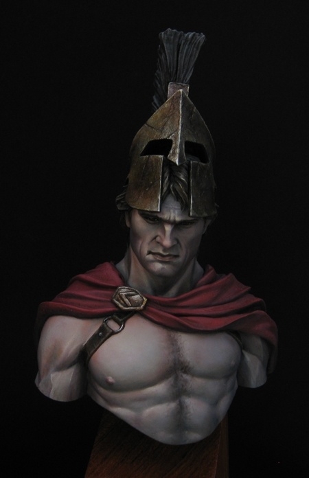 Spartan warrior. Battle of Thermopylae.