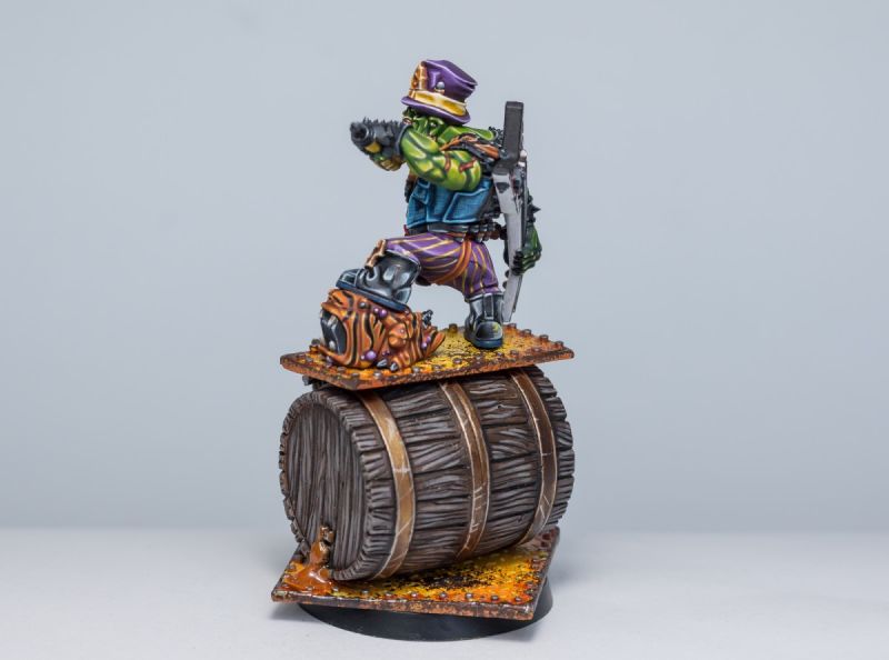 Let’s rock! The main rocker of the orc gang on his majestic pedestal!