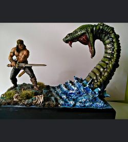Conan y la serpiente