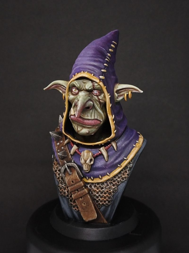 Snaggle the wise - Goblin bust