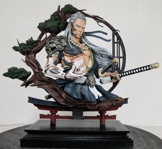 CA Sculpts For Glory Cyber Samurai Bust