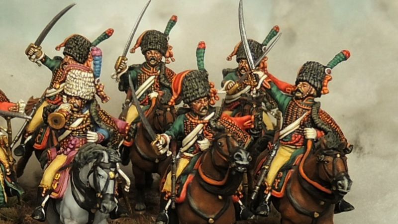 28 mm French guard chasseur a cheval