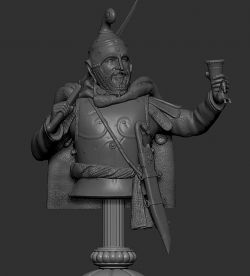Thracian Nobleman- 1:10 scale bust